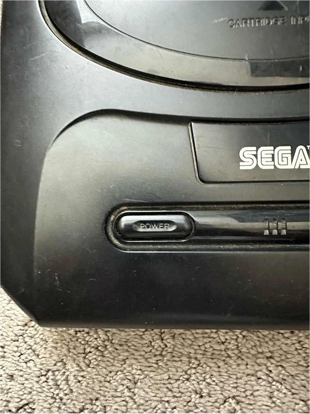 Sega Genesis Model 1 Console Model MK-1631 + King of the Monsters Game Untested